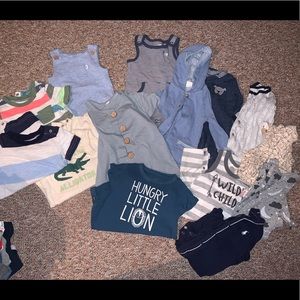 One piece baby boy lot 0-3 months & 3 months